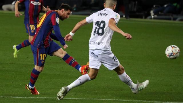 如意体育首页-梅西纪录赛梅开二度，巴萨只差马竞4分